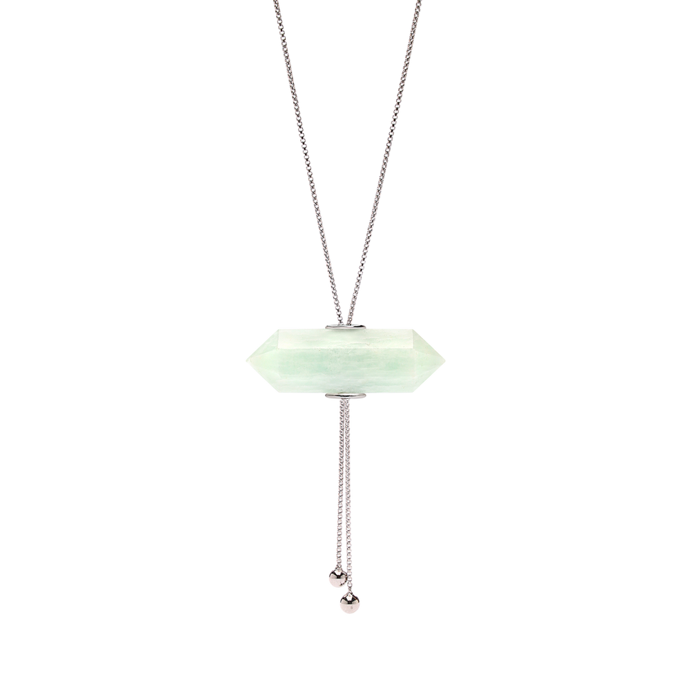 Gliding Crystal Necklace (Double point)