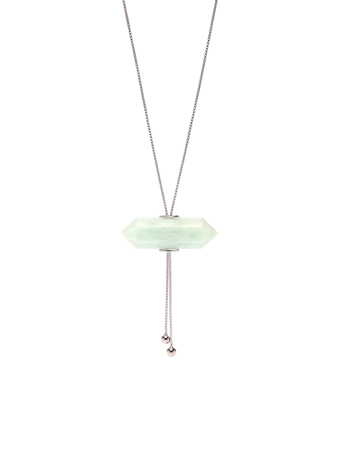 Gliding Crystal Necklace (Double point)