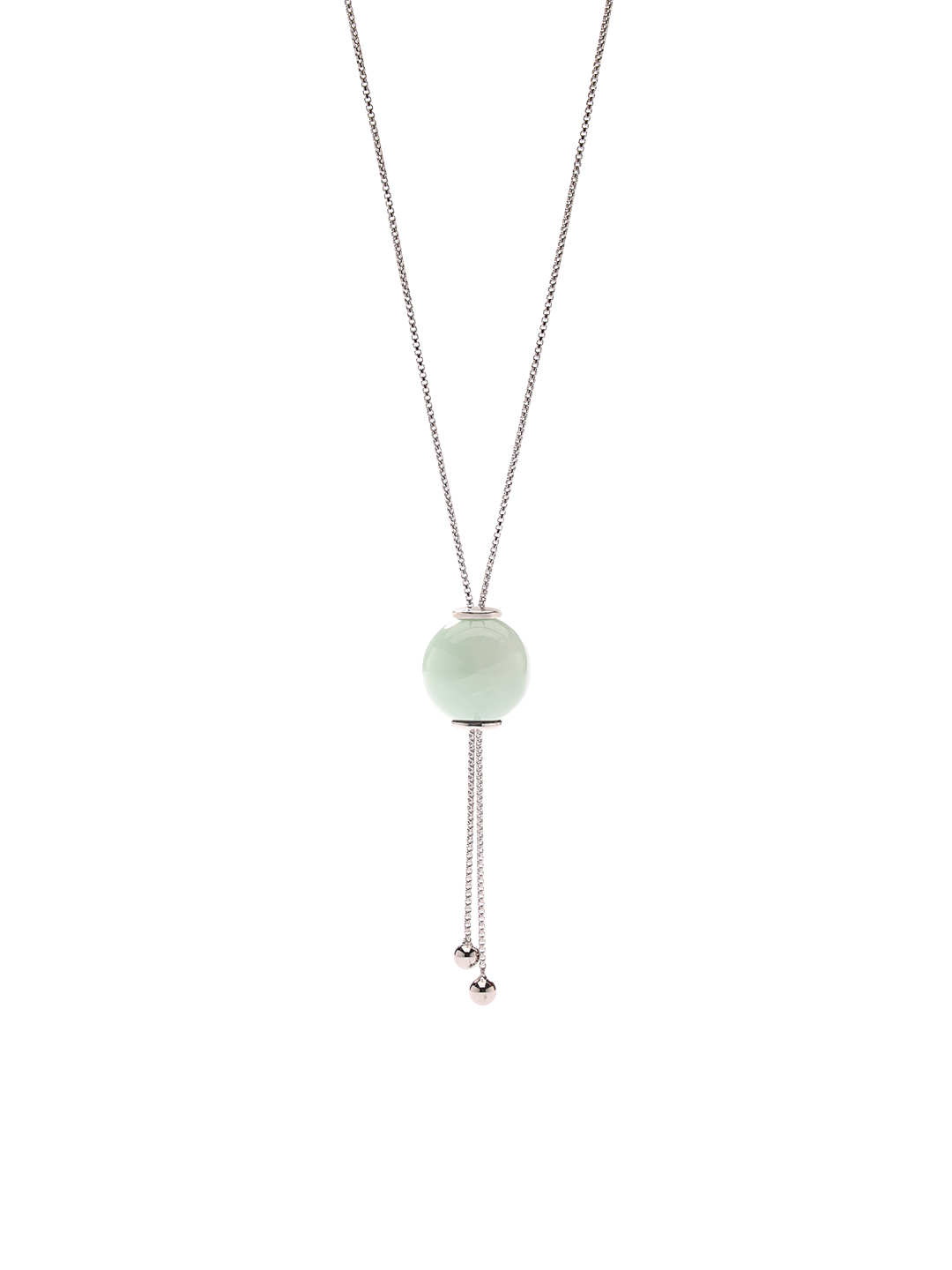 Gliding Crystal Necklace (Sphere)