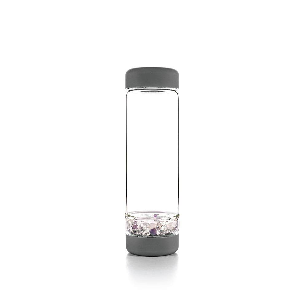 
                      
                        inu! Clear Quartz Crystal Water Bottle - Lava Grey
                      
                    