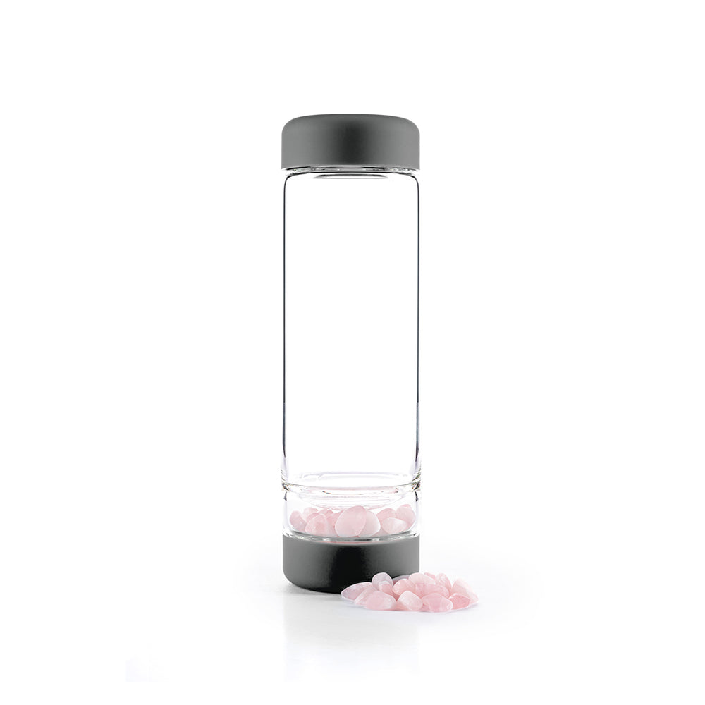 
                      
                        inu! Clear Quartz Crystal Water Bottle - Lava Grey
                      
                    