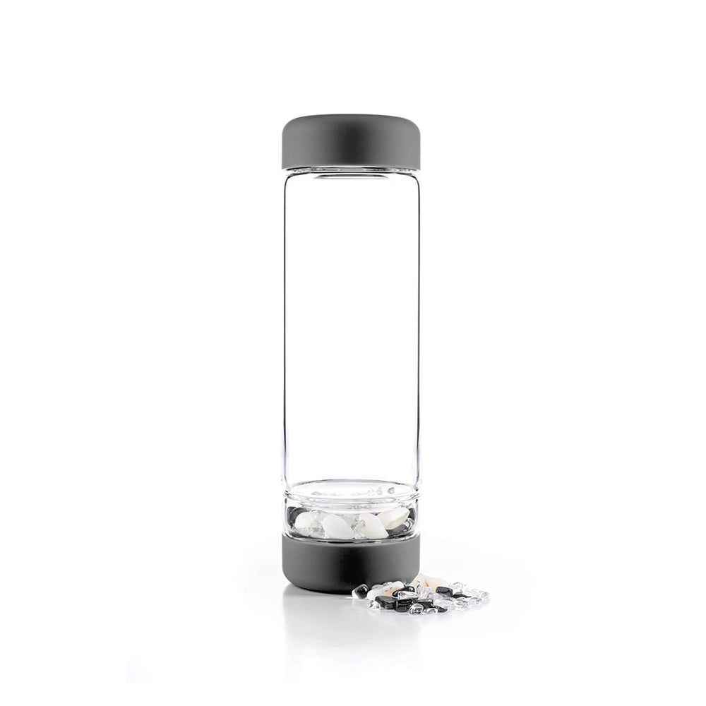 
                      
                        inu! Clear Quartz Crystal Water Bottle - Lava Grey
                      
                    